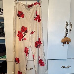 Floral Wide-Leg Pants new! Spring!